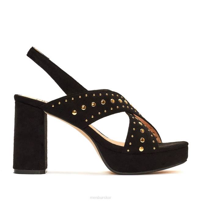 Menbur kvinnor svart valperga mellan och låga klackar 608J5833