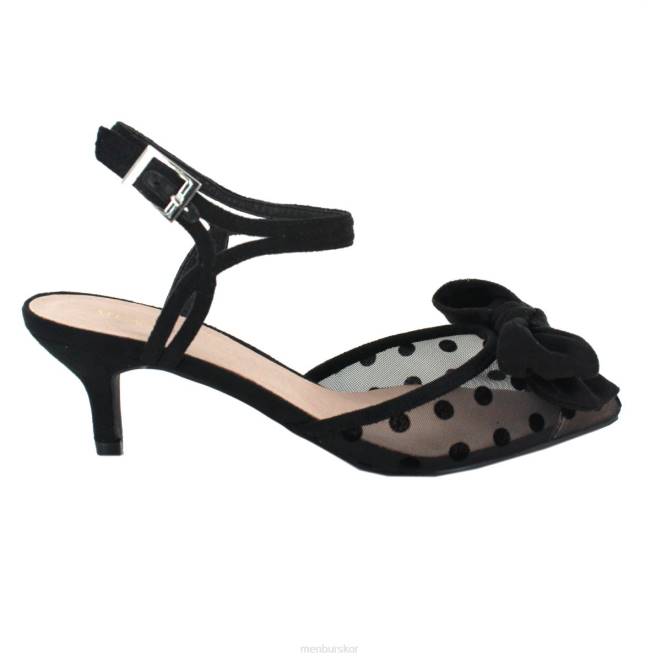 Menbur kvinnor svart vaprio mellan och låga klackar 608J1923