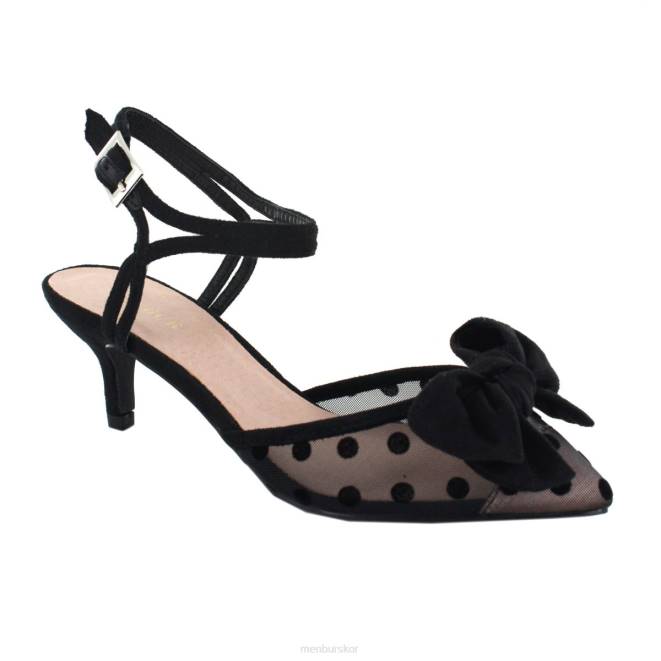 Menbur kvinnor svart vaprio mellan och låga klackar 608J1923