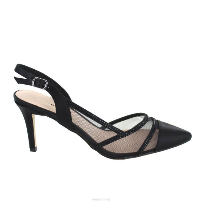Menbur kvinnor svart villagrossa mellan och låga klackar 608J2052