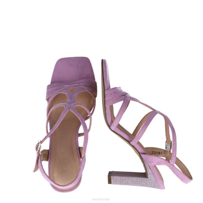 Menbur kvinnor violett mese mellan och låga klackar 608J1675