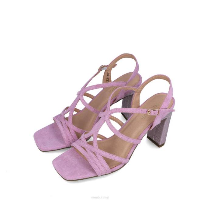 Menbur kvinnor violett mese mellan och låga klackar 608J1675