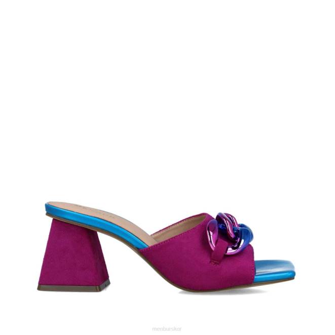Menbur kvinnor violett reticuli mellan och låga klackar 608J1612