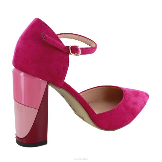 Menbur kvinnor violett solata mellan och låga klackar 608J2145