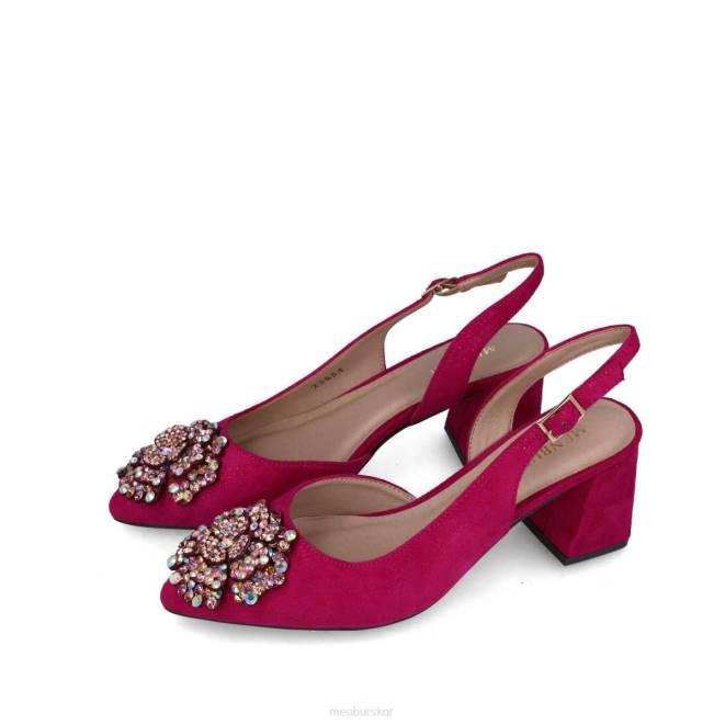 Menbur kvinnor violett valpar mellan och låga klackar 608J5539