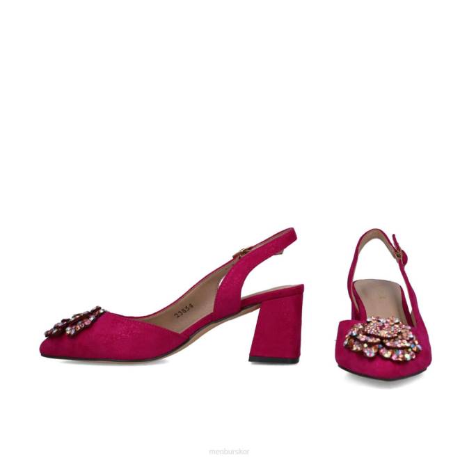 Menbur kvinnor violett valpar mellan och låga klackar 608J5539