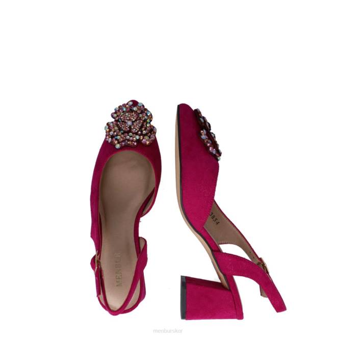 Menbur kvinnor violett valpar mellan och låga klackar 608J5539