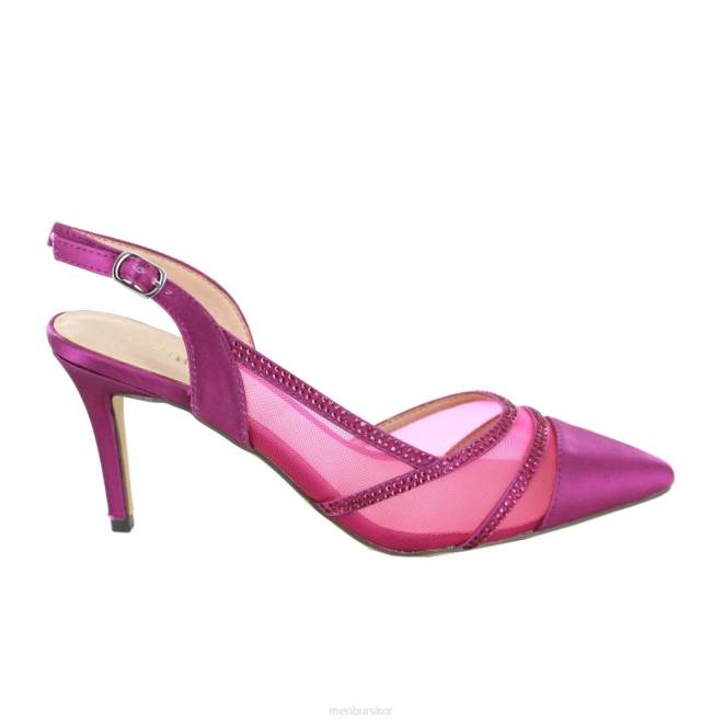 Menbur kvinnor violett villagrossa mellan och låga klackar 608J2053
