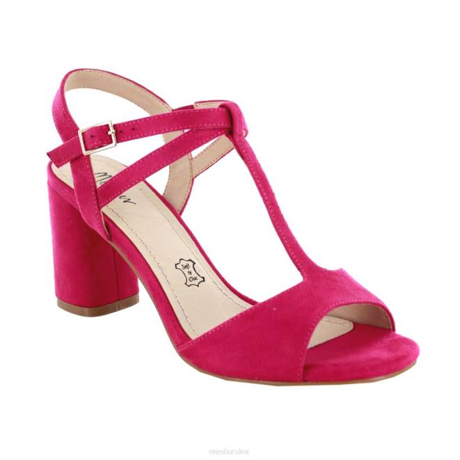 Menbur kvinnor violett villamare mellan och låga klackar 608J2045