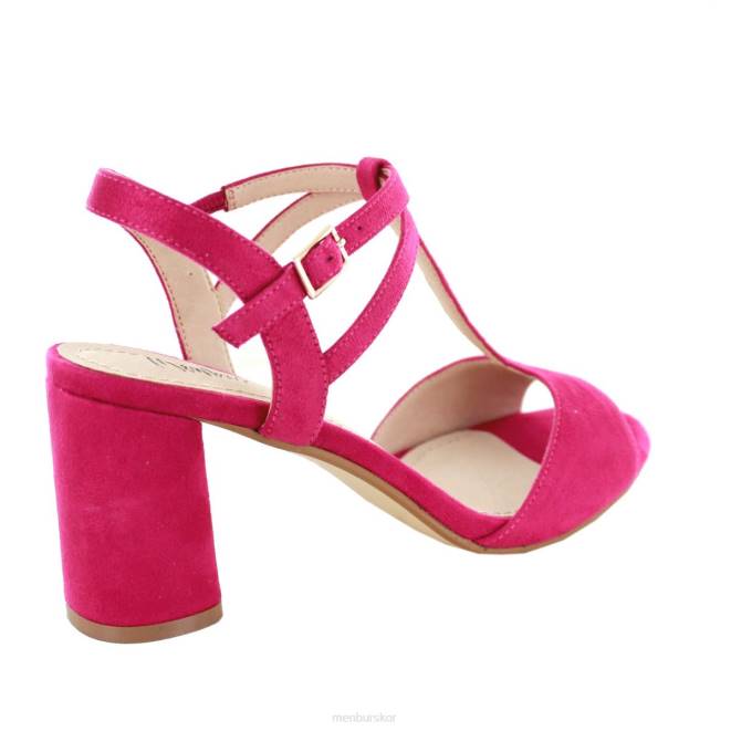 Menbur kvinnor violett villamare mellan och låga klackar 608J2045