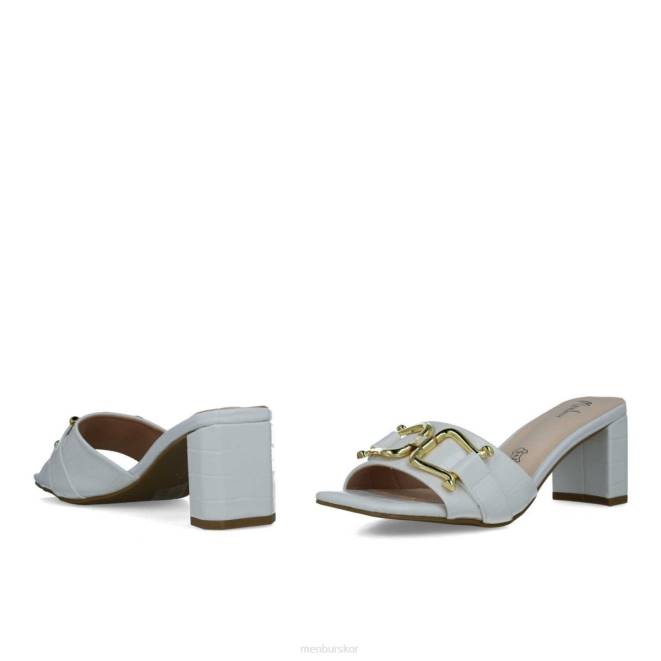 Menbur kvinnor vit metis mellan och låga klackar 608J5859