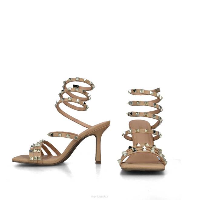 Menbur kvinnor beige Libra sandaler 608J2556