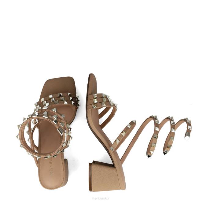 Menbur kvinnor beige Libra sandaler 608J2562