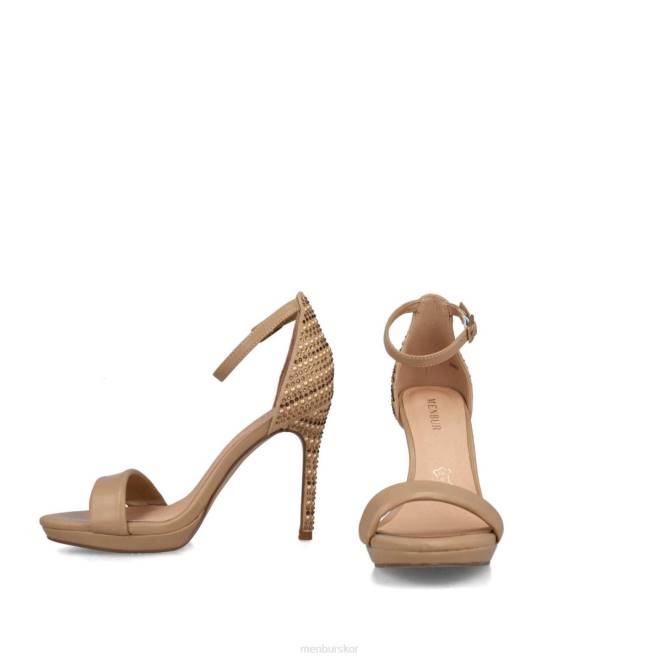 Menbur kvinnor beige altare sandaler 608J78