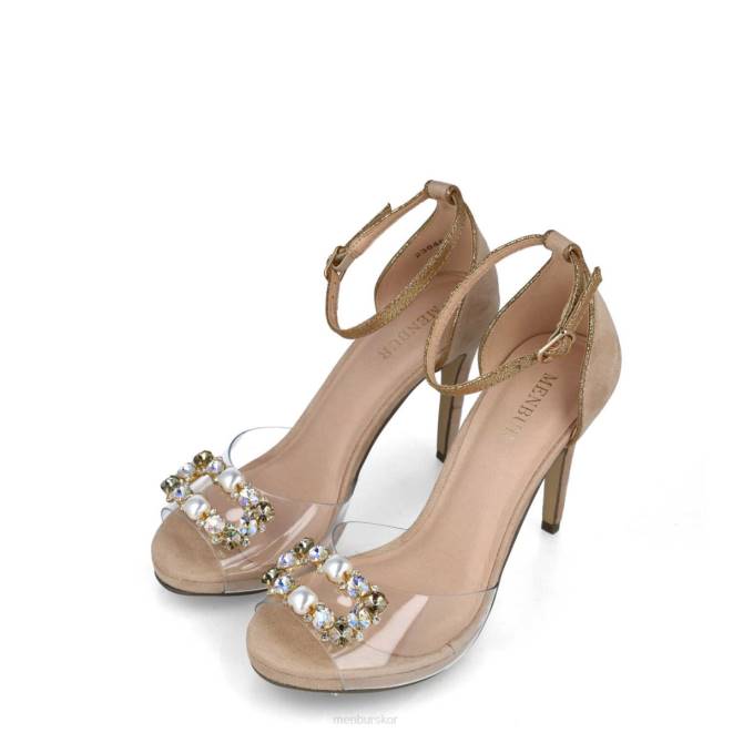 Menbur kvinnor beige pavo sandaler 608J2769