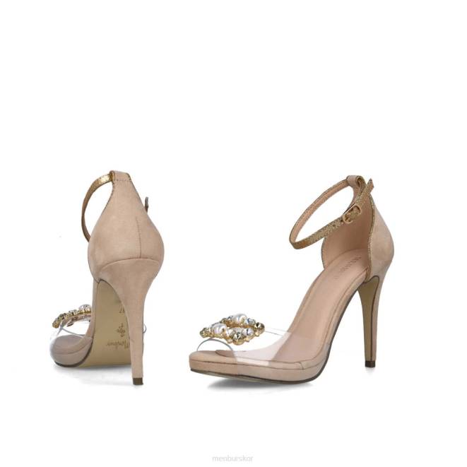 Menbur kvinnor beige pavo sandaler 608J2769