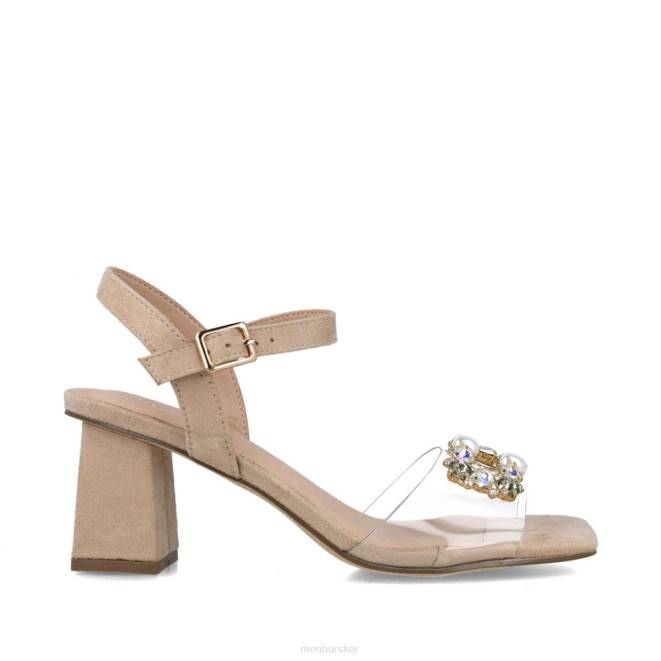 Menbur kvinnor beige pavo sandaler 608J2816