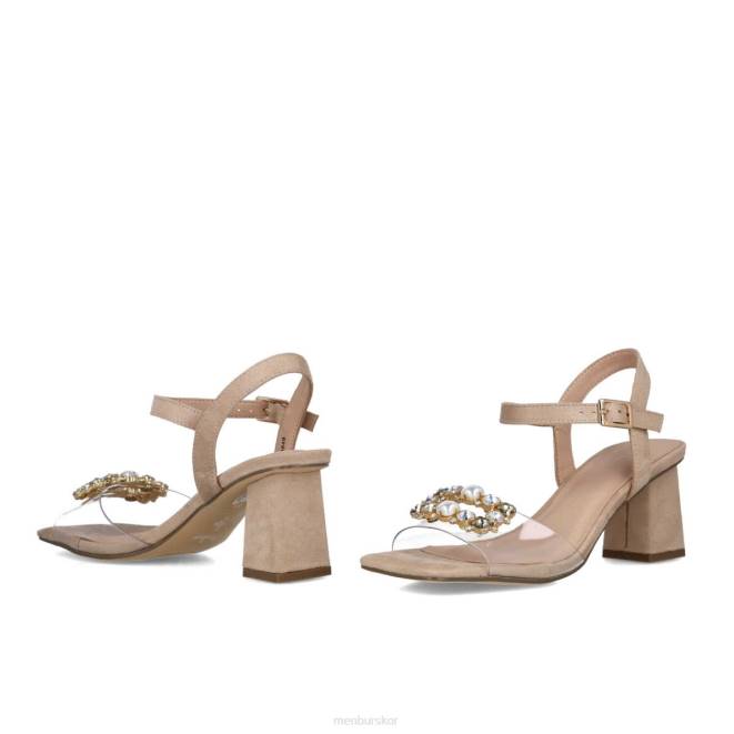 Menbur kvinnor beige pavo sandaler 608J2816