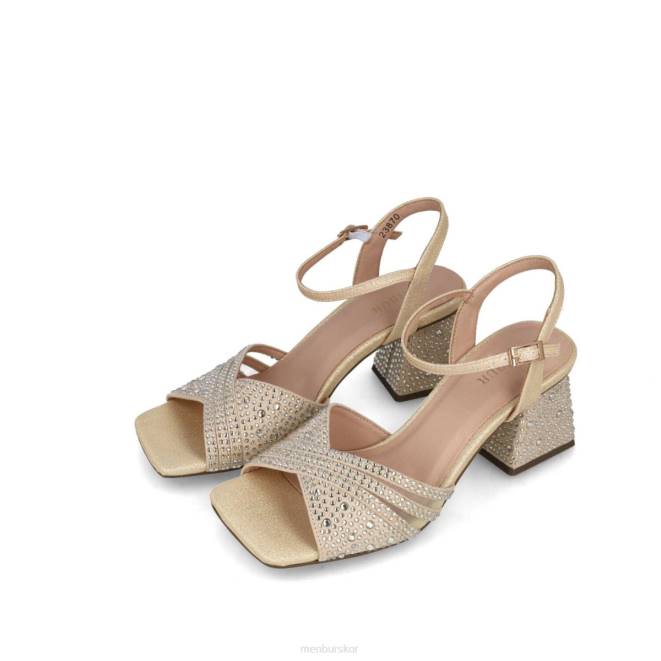 Menbur kvinnor beige saggitarius sandaler 608J2869