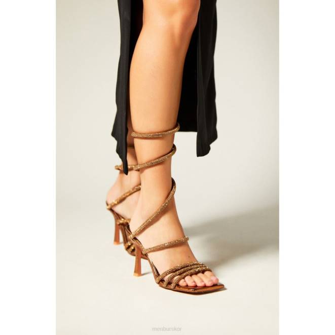 Menbur kvinnor brons lepus sandaler 608J2555