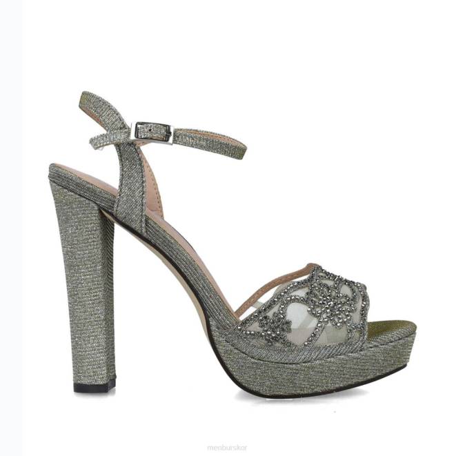 Menbur kvinnor grå apus sandaler 608J2567