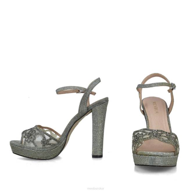 Menbur kvinnor grå apus sandaler 608J2567