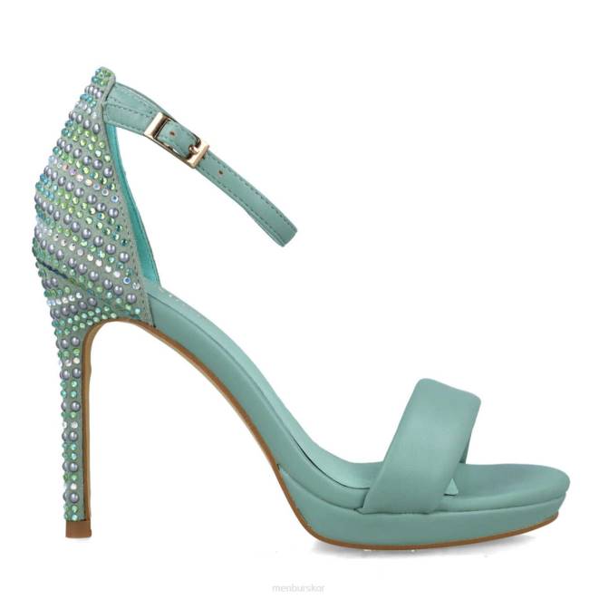 Menbur kvinnor grön altare sandaler 608J2710