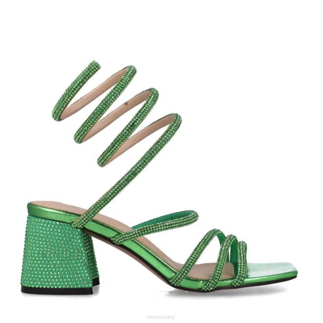 Menbur kvinnor grön leo minor sandaler 608J119