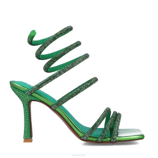 Menbur kvinnor grön leo minor sandaler 608J2552