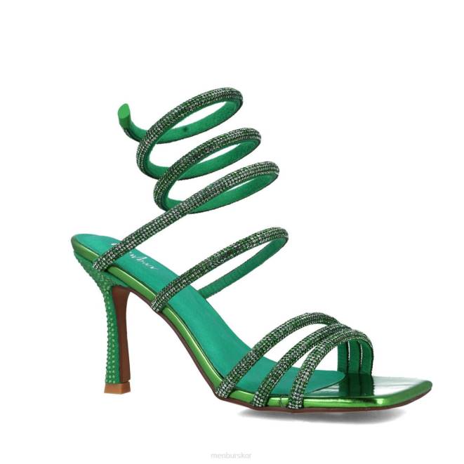 Menbur kvinnor grön leo minor sandaler 608J2552