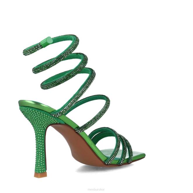 Menbur kvinnor grön leo minor sandaler 608J2552