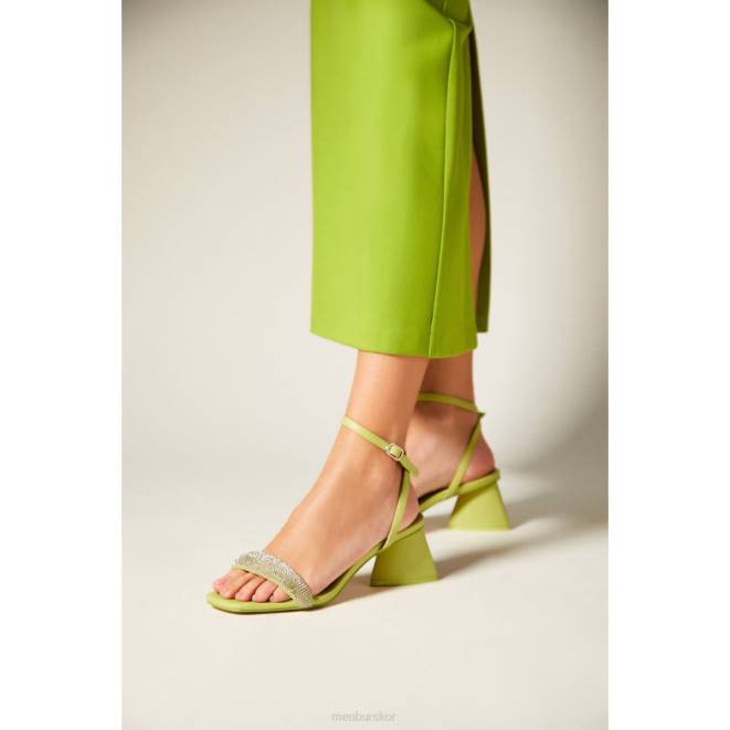 Menbur kvinnor grön lodjur sandaler 608J2759