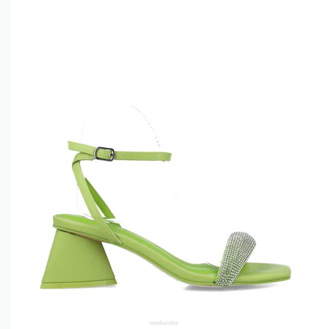 Menbur kvinnor grön lodjur sandaler 608J2759