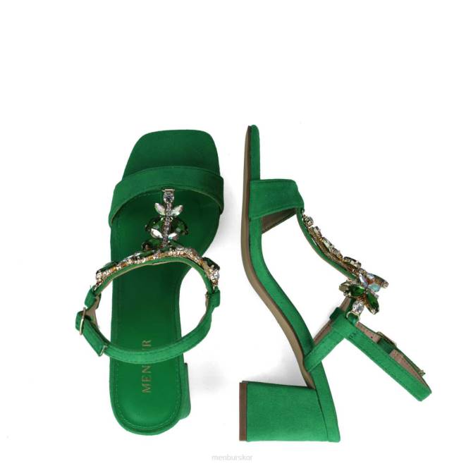 Menbur kvinnor grön mensae sandaler 608J2898