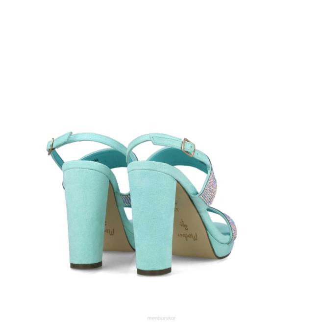 Menbur kvinnor grön musca sandaler 608J2600