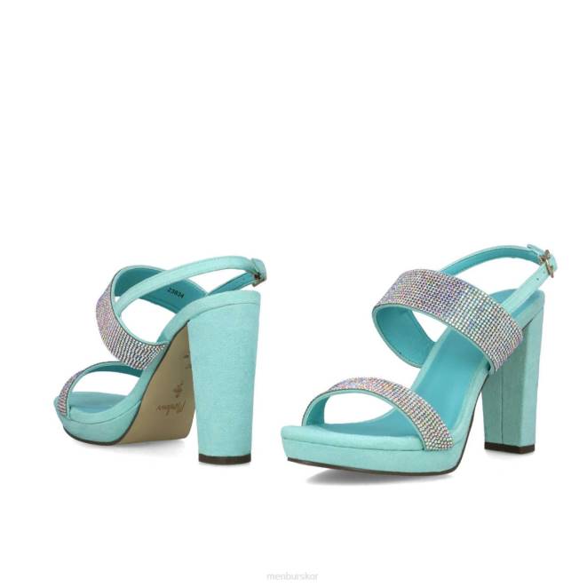 Menbur kvinnor grön musca sandaler 608J2600