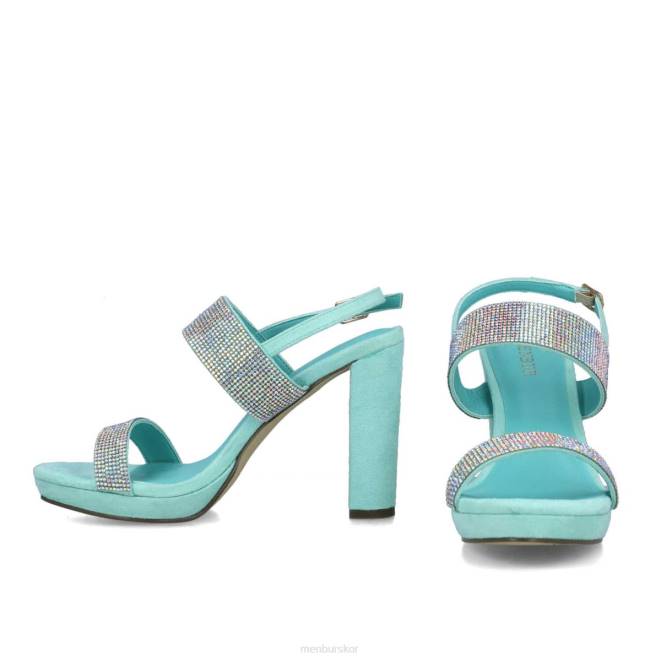 Menbur kvinnor grön musca sandaler 608J2600