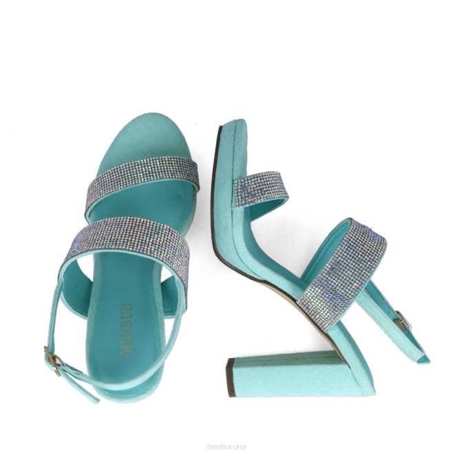 Menbur kvinnor grön musca sandaler 608J2600