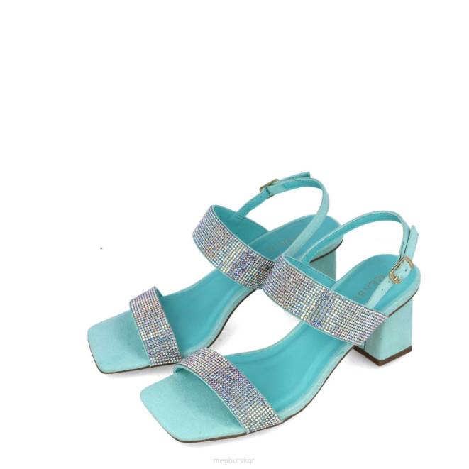 Menbur kvinnor grön musca sandaler 608J2812