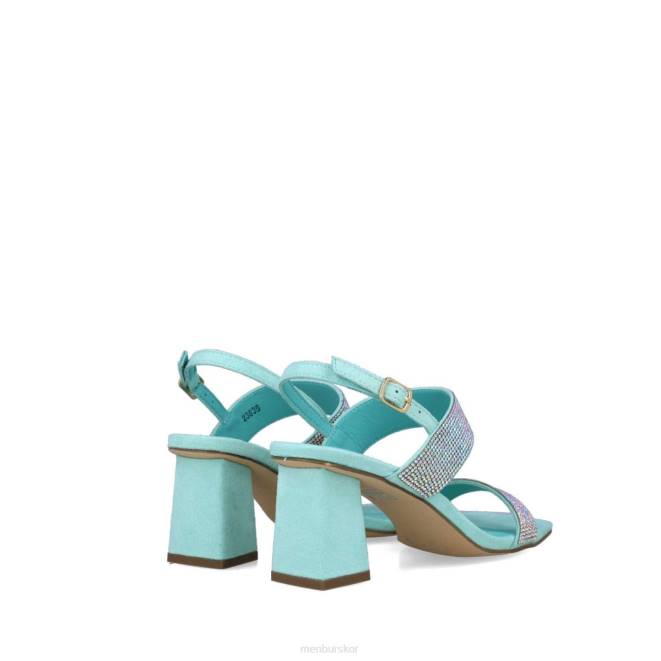 Menbur kvinnor grön musca sandaler 608J2812