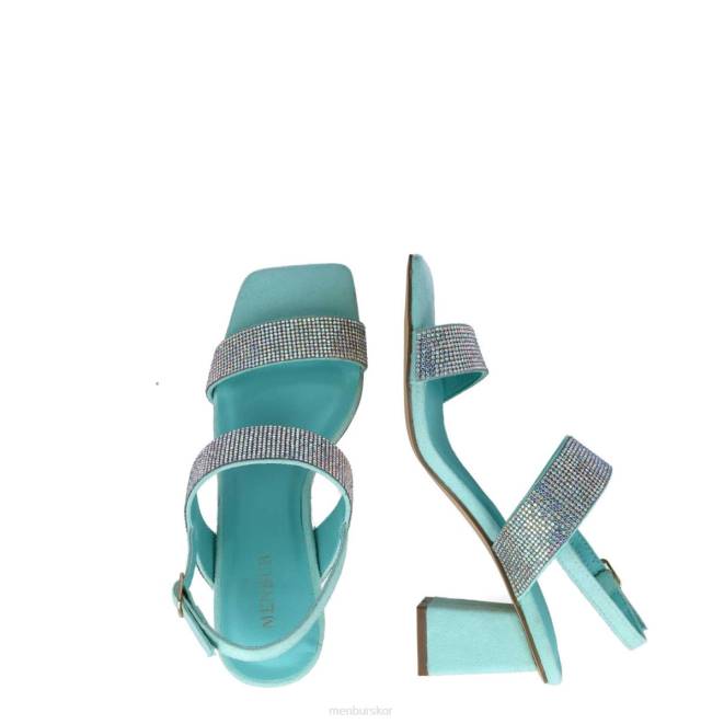 Menbur kvinnor grön musca sandaler 608J2812