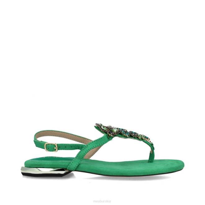 Menbur kvinnor grön normae sandaler 608J2614