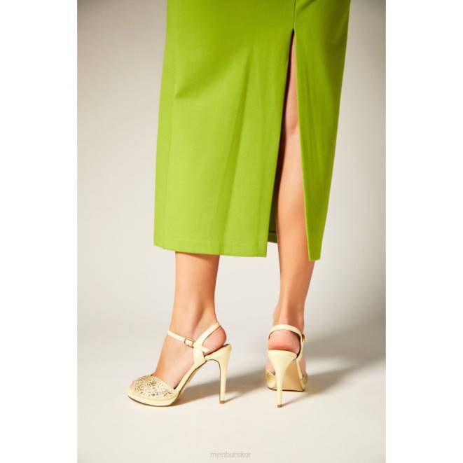 Menbur kvinnor gul canis minor sandaler 608J2568