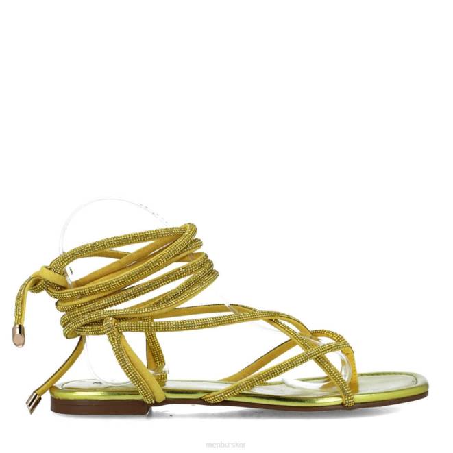 Menbur kvinnor gul leo minor sandaler 608J2921