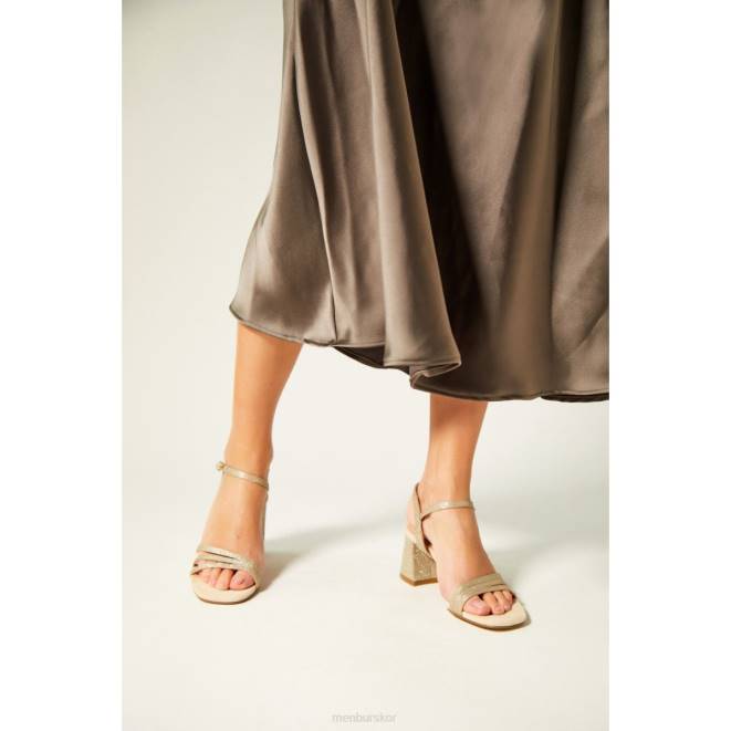 Menbur kvinnor guld achernar sandaler 608J93