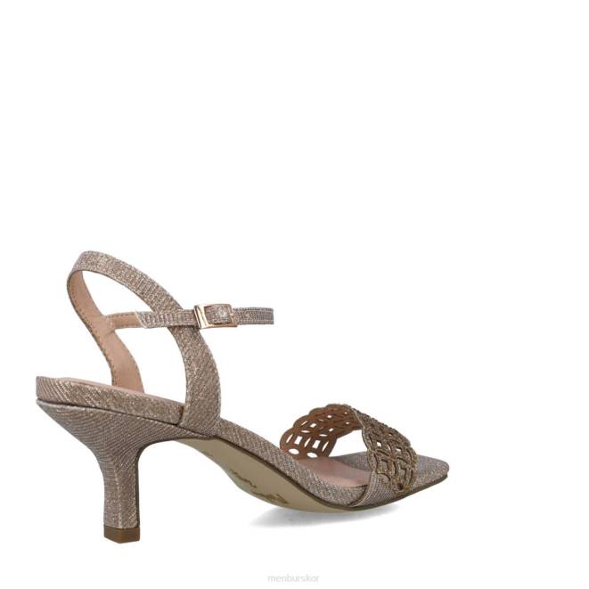 Menbur kvinnor guld auriga sandaler 608J2837