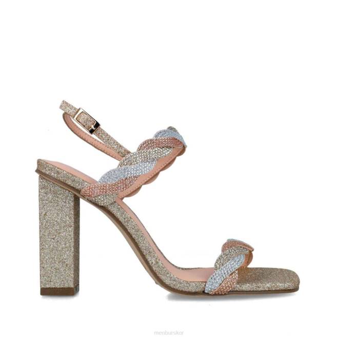 Menbur kvinnor guld capella sandaler 608J148
