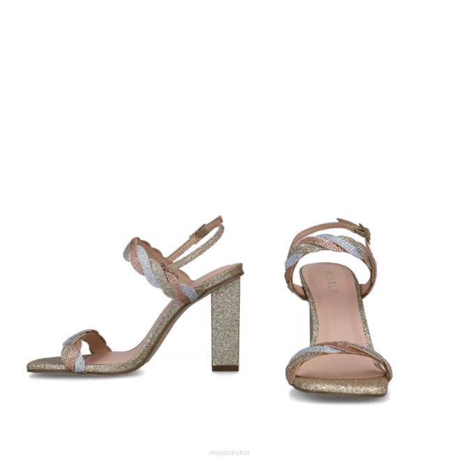 Menbur kvinnor guld capella sandaler 608J148