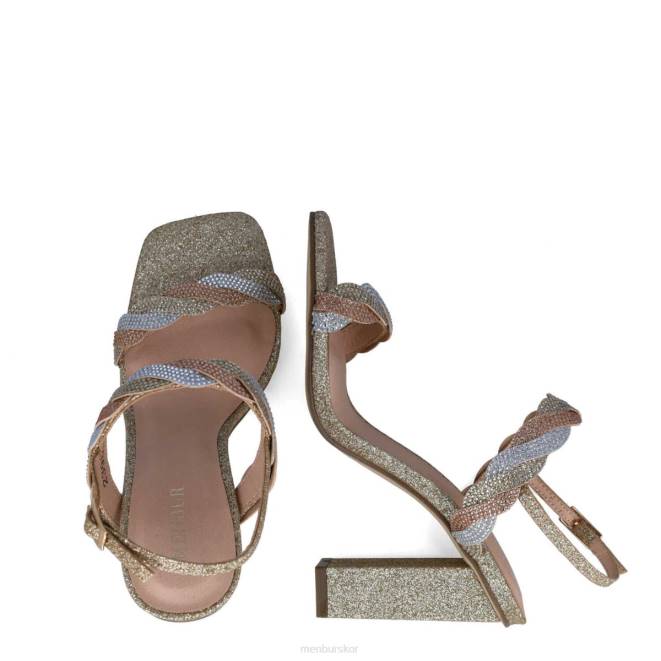 Menbur kvinnor guld capella sandaler 608J148