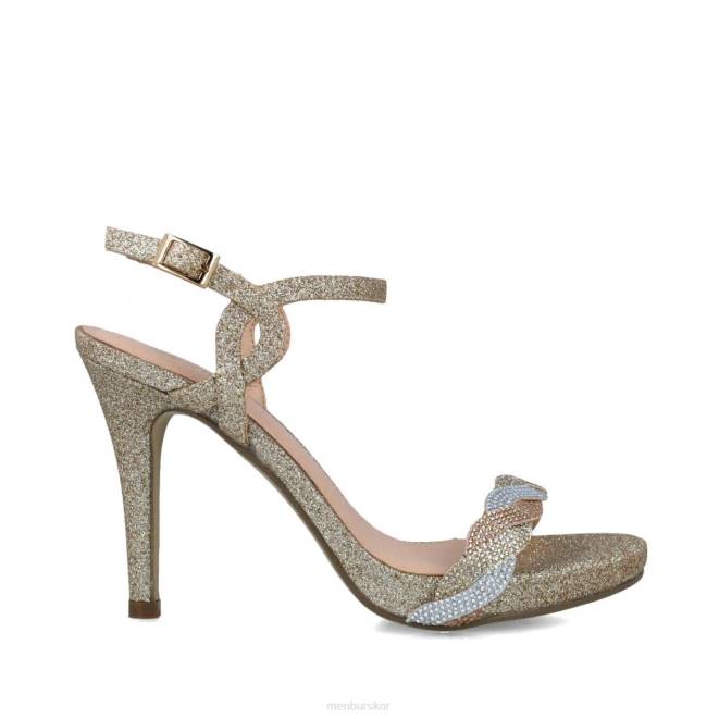 Menbur kvinnor guld capella sandaler 608J75